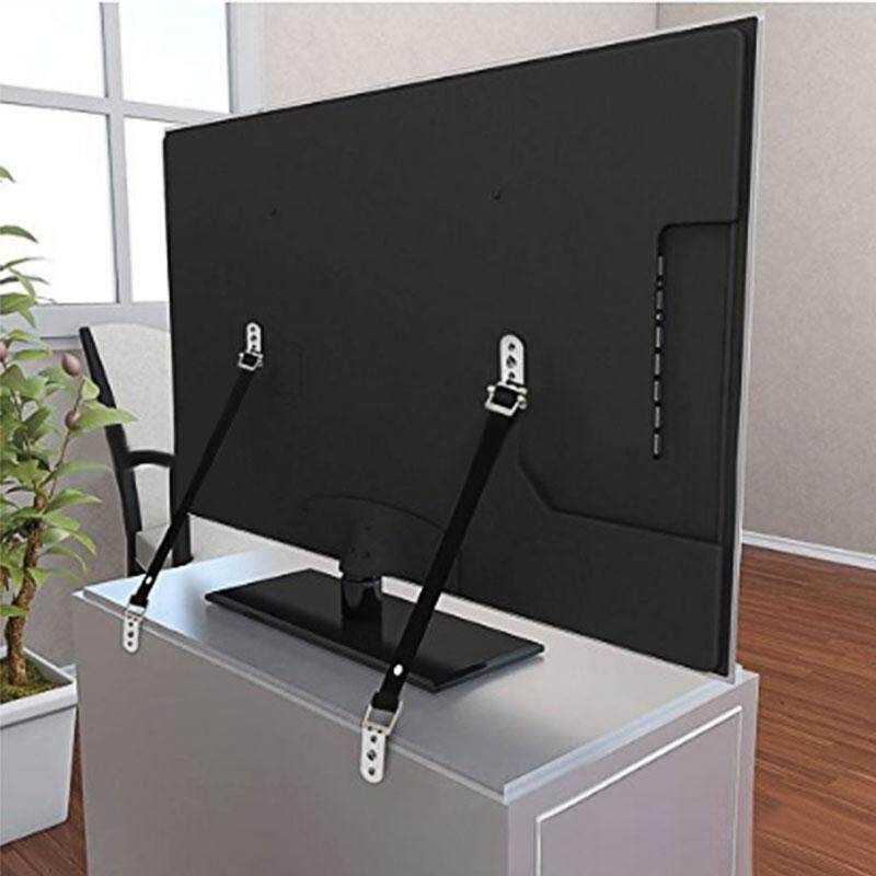 TV Safety Strap Anti Tip Set Kid Proof Furniture Fix Safty Straps Band