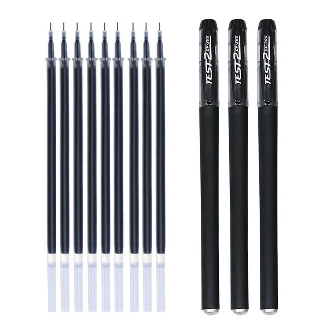 40 PCS  Pens School Stationery Set With 100x Black Ink Refills