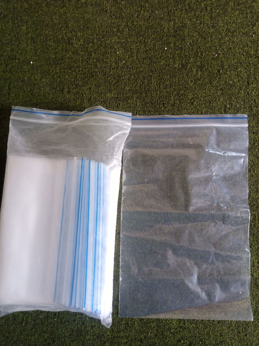 100pcs Transparent Resealable  Ziplock Bag (10x6