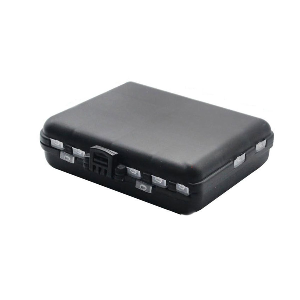 Fishing Storage Box Fishing Baits Hooks Accessories Organizer Case Black