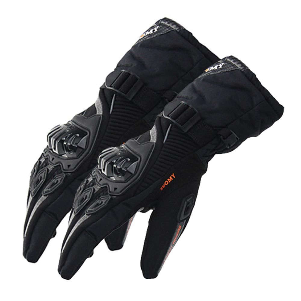 Winter Motorcycle Gloves for Men Women Windproof & Waterproof Thermal Touchscreen Gloves Cold Weather Racing Gloves for Cycling Riding Hiking Skating