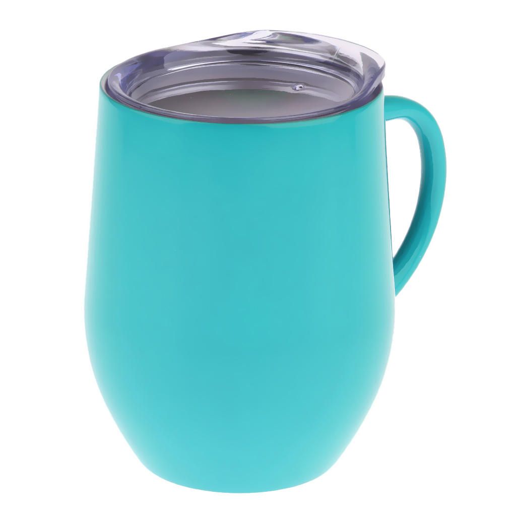 1 Insulated Mug With Handles Coffee Cups Light Green
