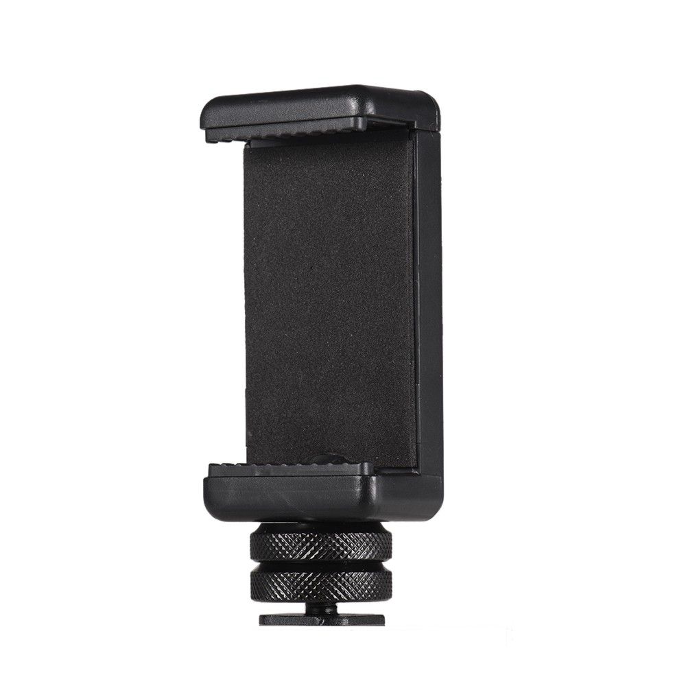 Adjustable Phone Holder Smartphone Clip + Cold Shoe Mount