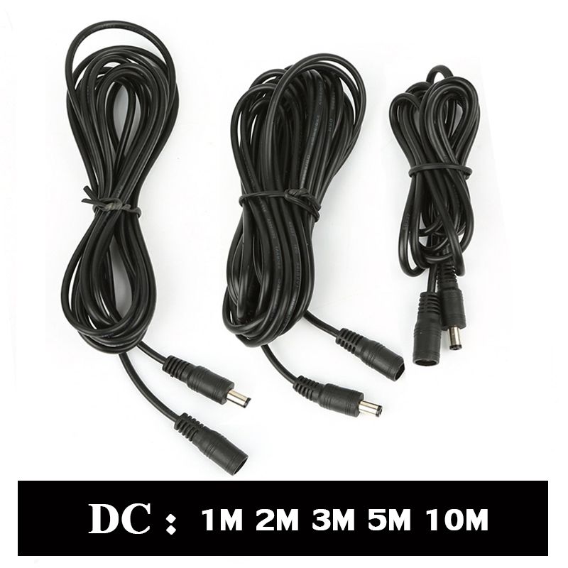 12V DC Extension Cable 5.5*2.1mm Male Female Power Cord