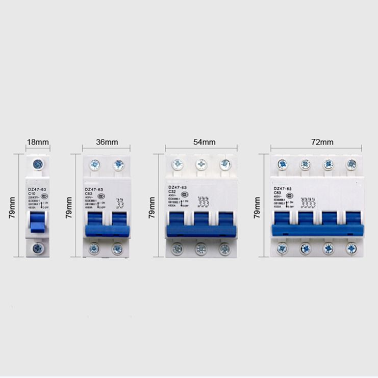 Circuit 1p 48v DC12-100v 60v 36v 4p Breaker 24v 3p 2p
