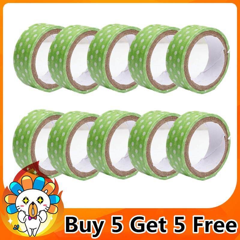 15mm*3M Dot Print Washi Decorative Paper Fabric Tape For DIY Gifts Making Sticker