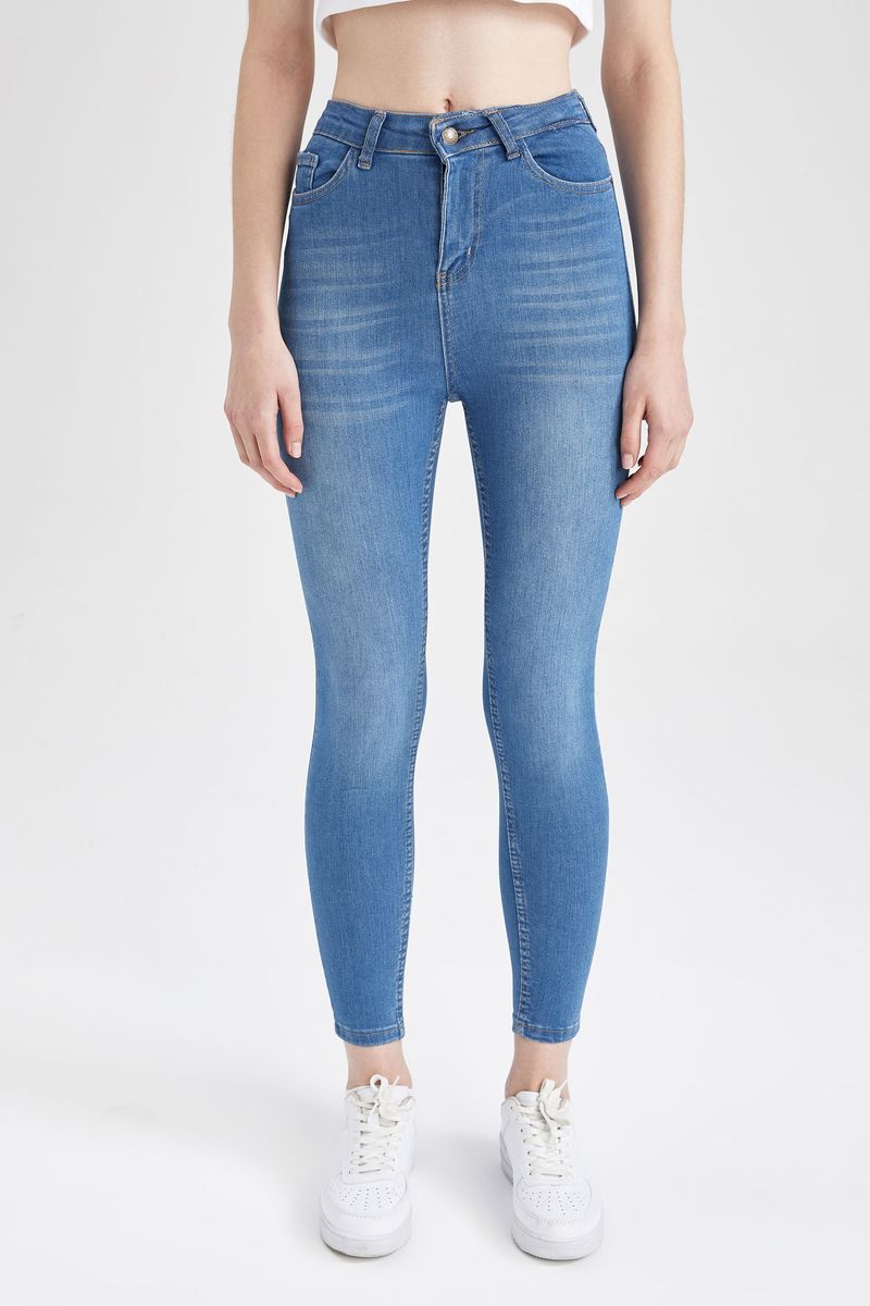 Woman Young Denim Trousers - Blue