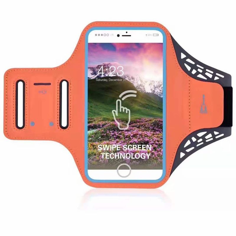 Running Sports Phone Case Arm Band For IPhone 12 11 Pro Max XR XS Max 6 7 8 Plus Smartphone Fingerprint Unlock Arm S