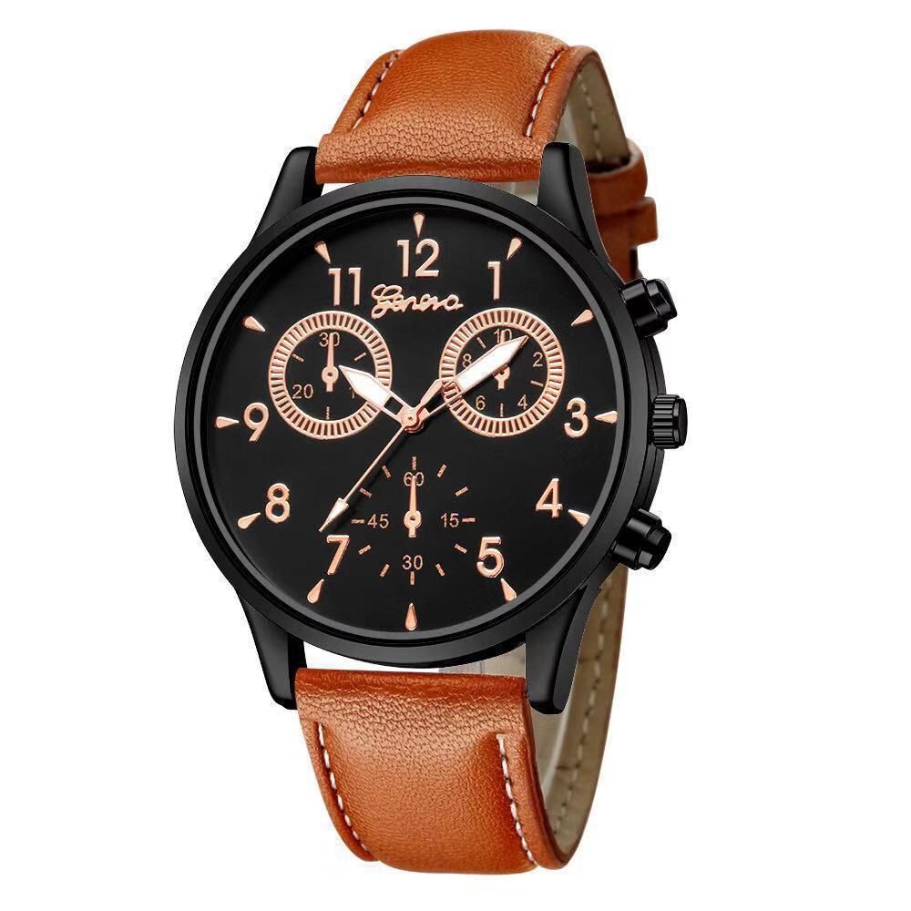 Men Top Luxury New Leather Wristwatch For Men