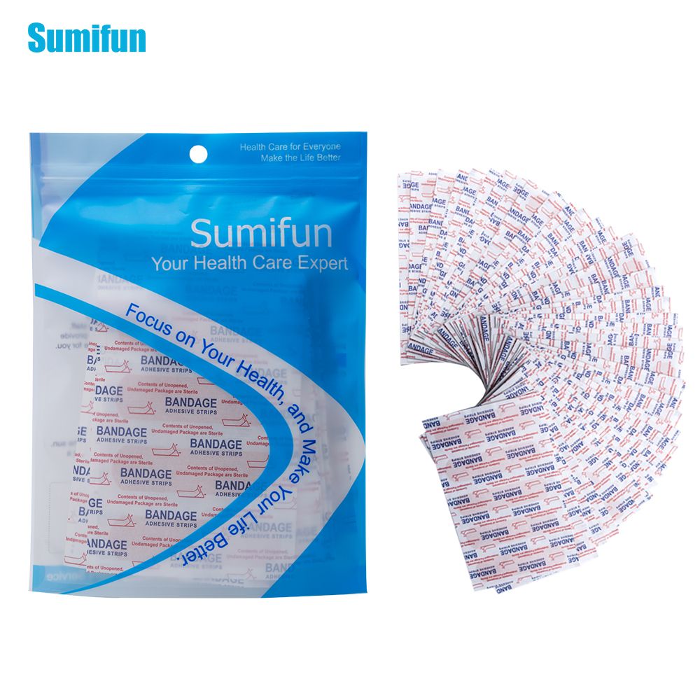 Sterile Bandage Aid Adhesive Care Strips Medical Plaster Health Wound Band Stickers Hemostasis Aid 150Pcs First Dressings Z721