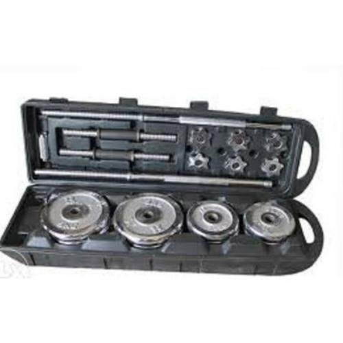 BARBELL AND DUMBELL SET (50KG CAST IRON)
