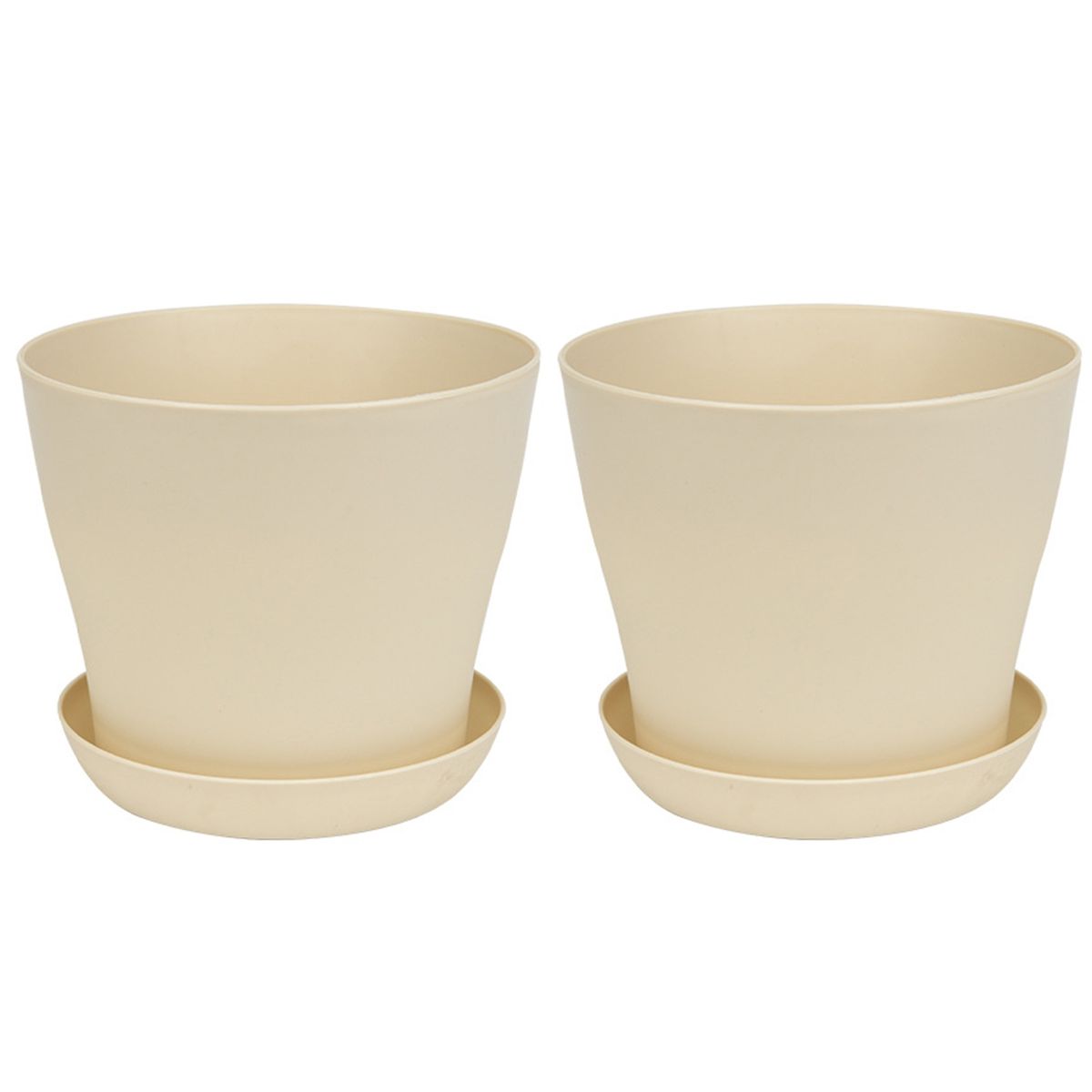 2Pcs Nursery Planter   Prevent Root Rot Nursery Beige