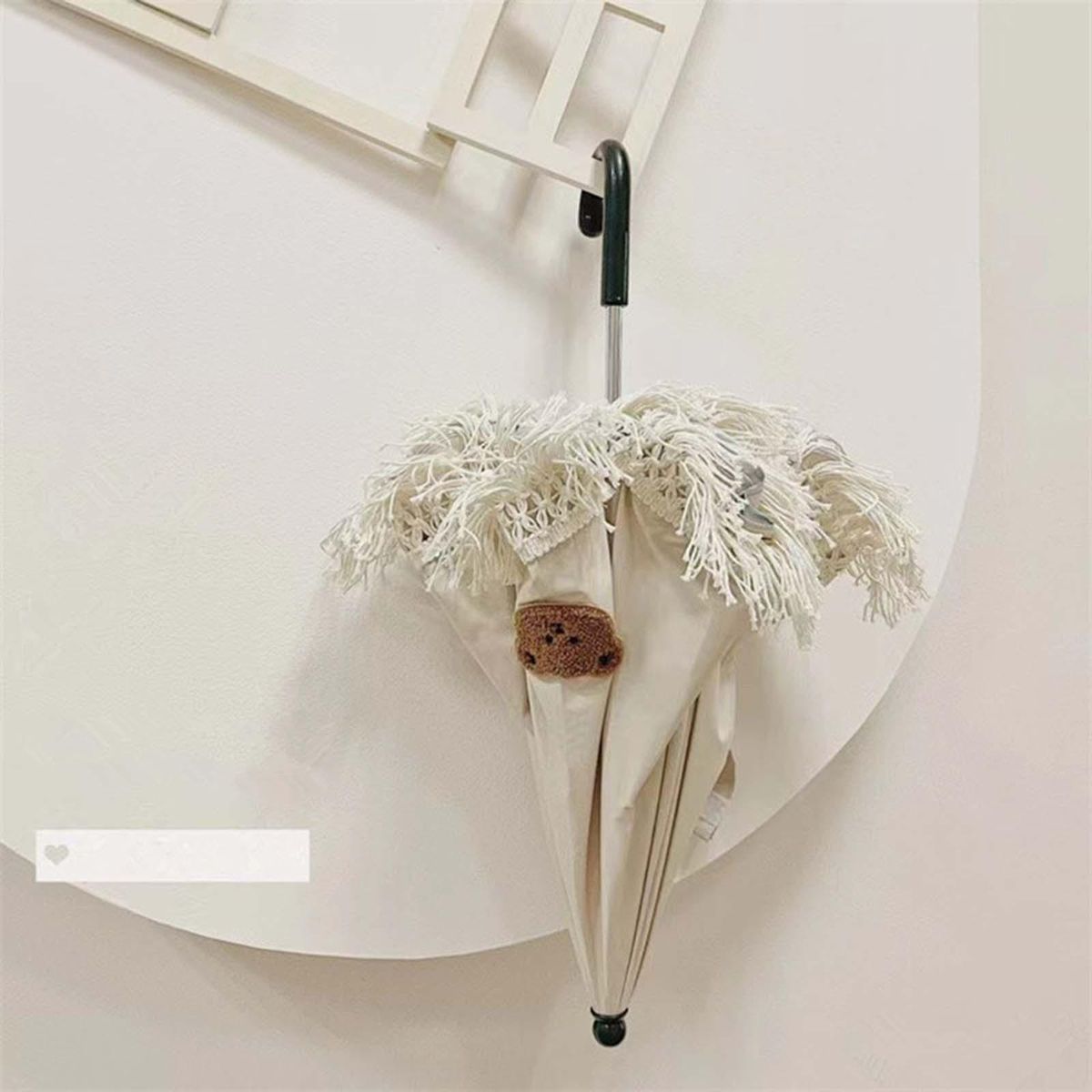 Baby Parasol Kids Umbrella For Garden, Children's Bear Applique