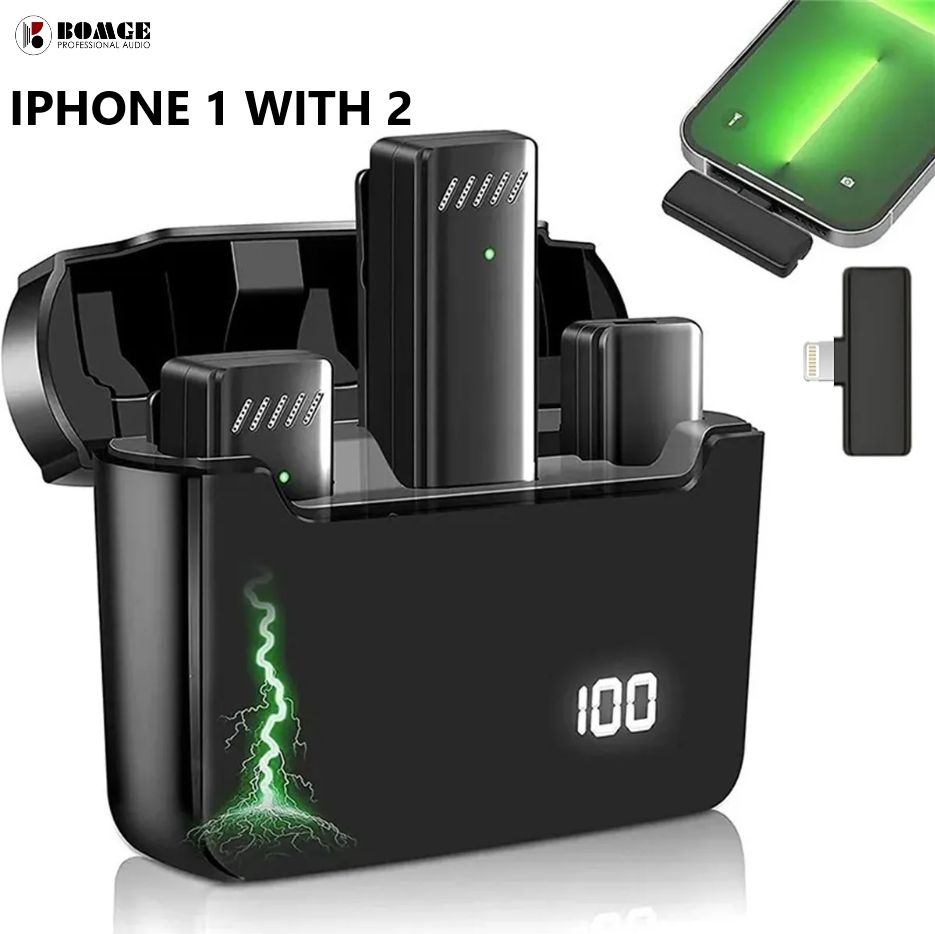 Wireless Lavalier Microphone Plug And Play For IOS