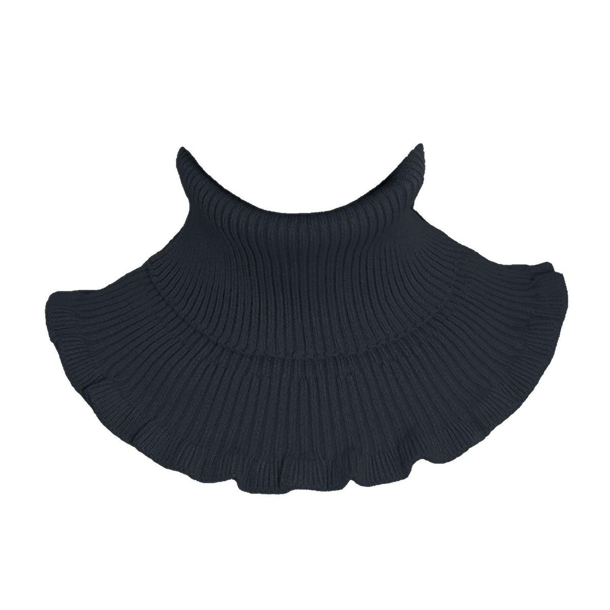 Women Winter Turtleneck Collar Solid Color Breathable-Black