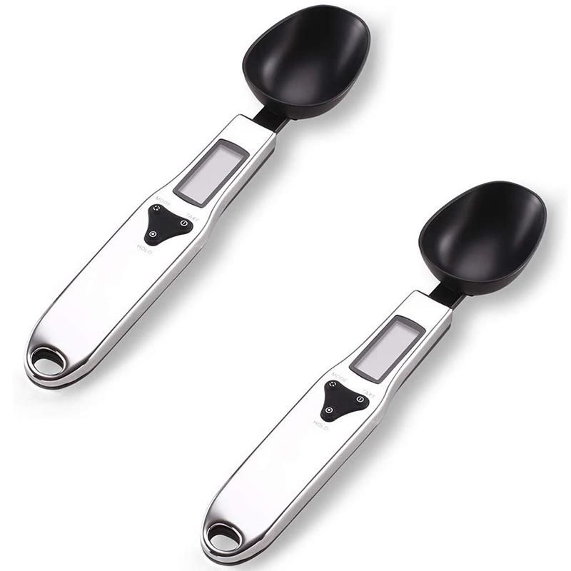 Digital Key Scale Kitchen Electronic Scale Electronic Scale 0.1G Stainless Steel Key Scale 2 Packs