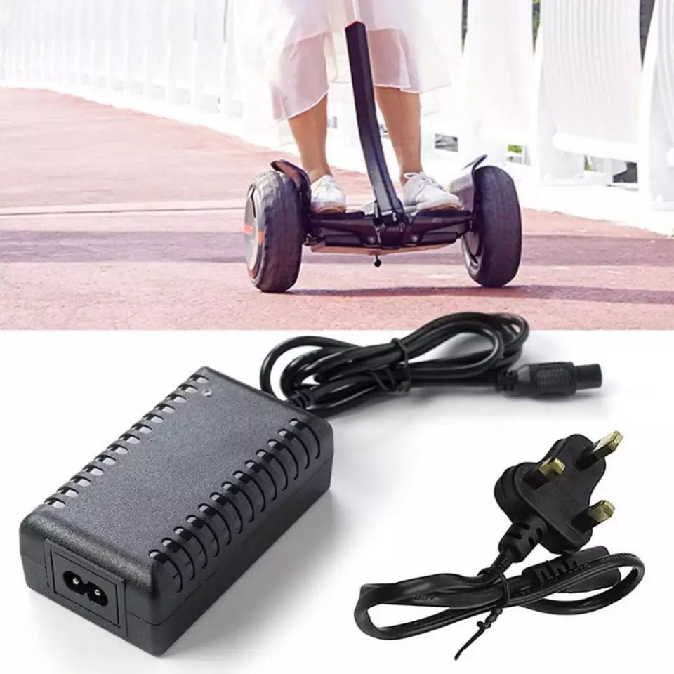 Hoverboard 42Volts 2Aamps Charger Adapter With UK Plug Style