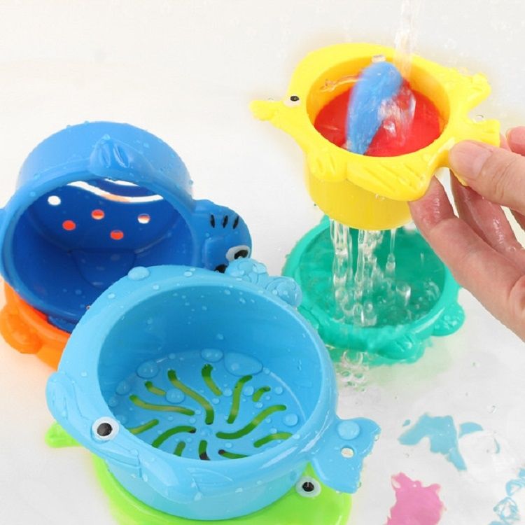 6 In 1 Baby Folding Music Cup Spray Toys