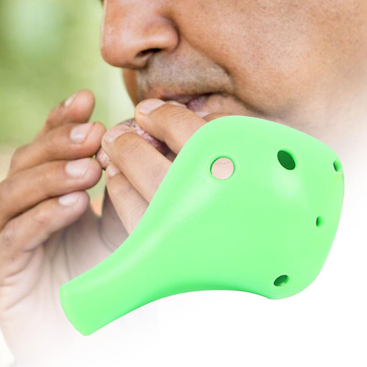 6 Hole Alto Ocarina Learning Education Toy For Music Green