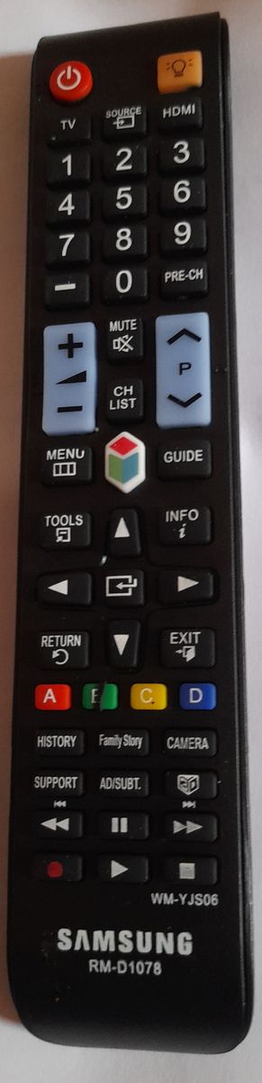 Samsung Smart 3D TV Replaceable Remote Control- BLACK