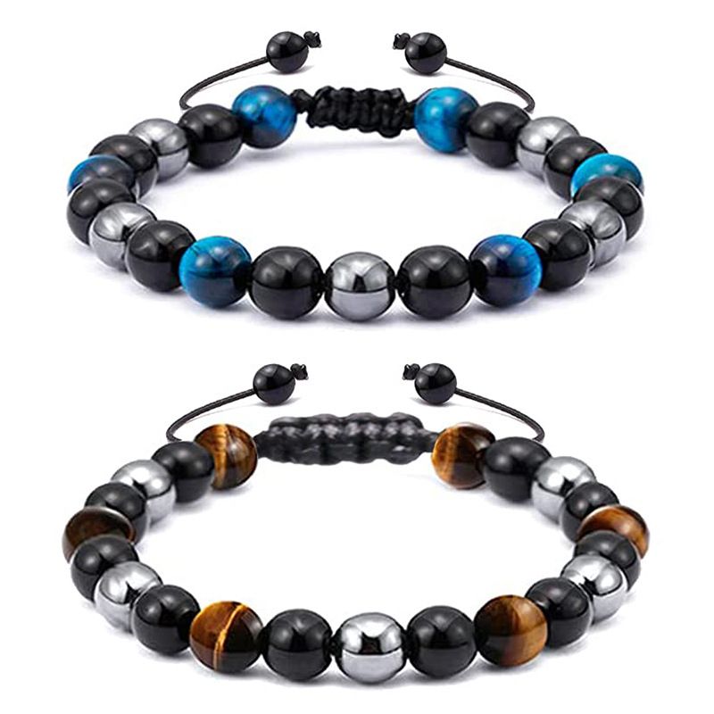 New Couples Lava Beads Bracelet