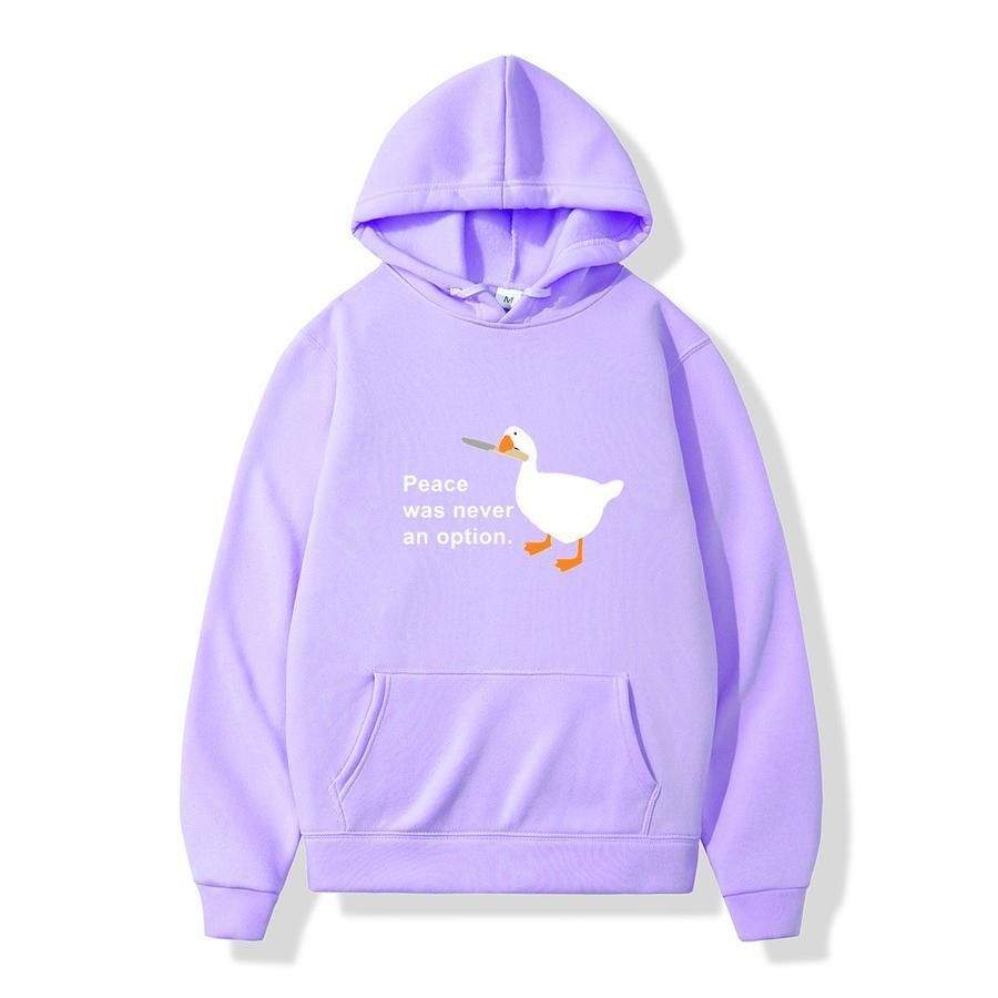 Plain Unisex Hoodie Sweatshirt