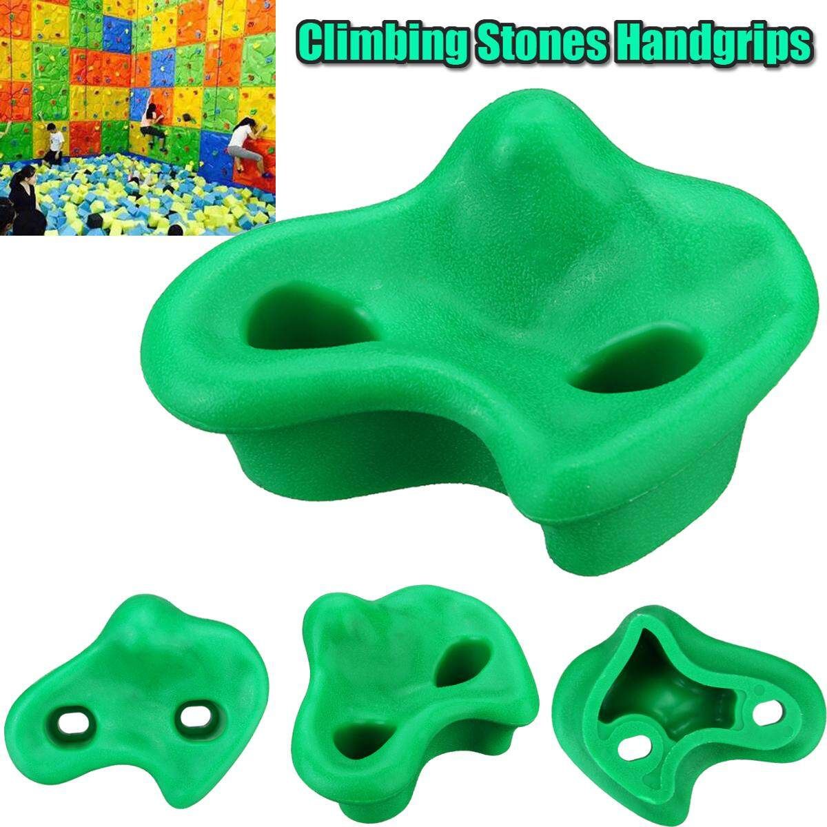 Climbing Handgrips Heavy Duty Green Climbing Wall Footholds Grip