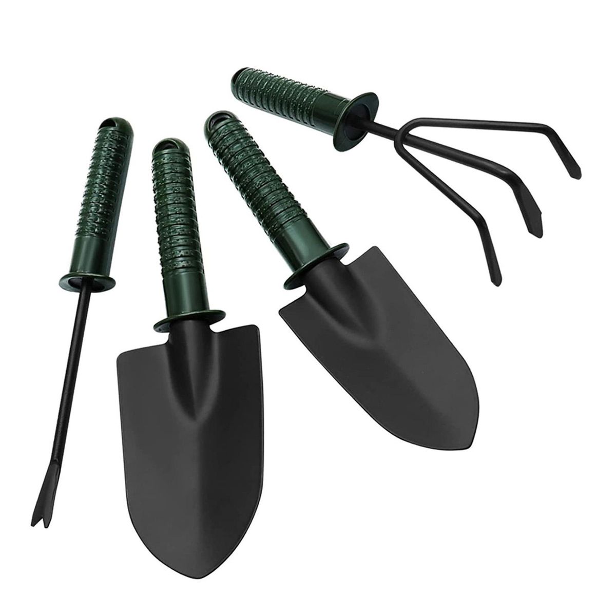 4PcsSet Garden Trowels NarrowWide Shovel Fork Rake Garden Manual Tools Kit