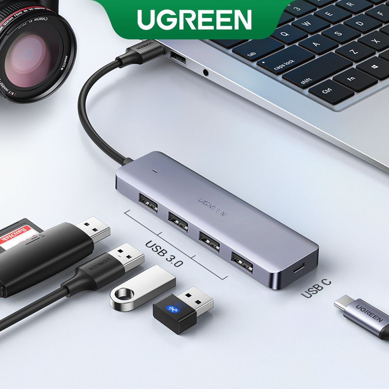 USB Hub 3.0 Splitter With 4 USB Ports USB Extension Adapter