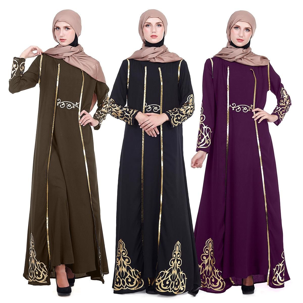 2023 new gown cardigan classic loose dress women's dress