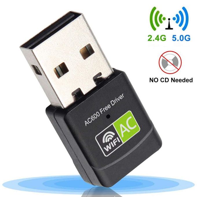 Wifi Adapter Free Driver USB  5Ghz/2Ghz 600Mbps