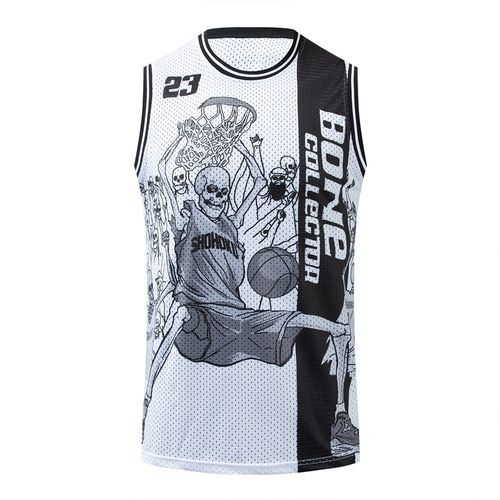 Sleeveless O-neck Unisex Men Women Basketball Jersey Vest