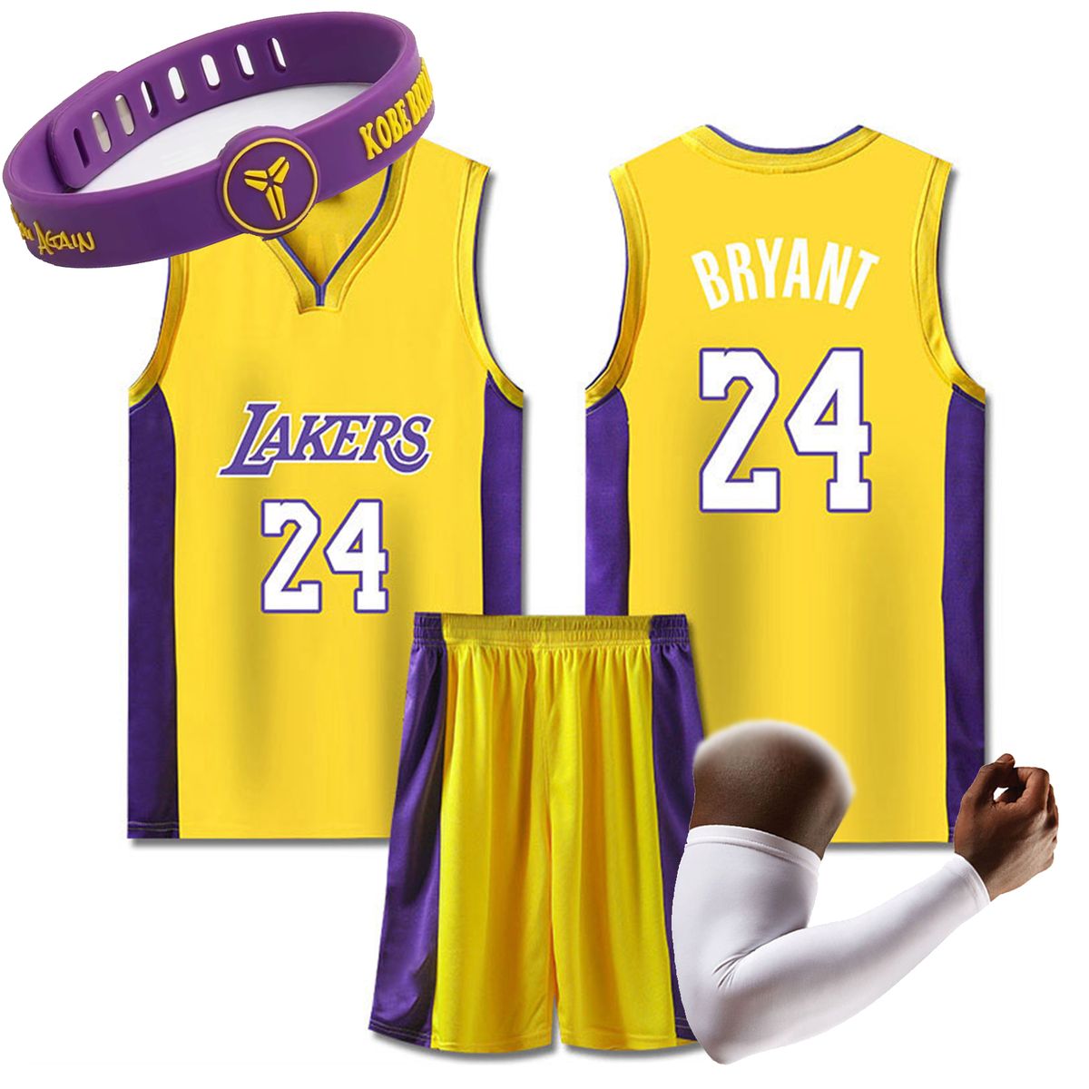 Kobe Bryant Jersey, Los Angeles Lakers Vest Shorts