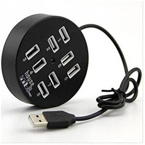 Fast 8 Port USB Hub USB Adjustable Adapter