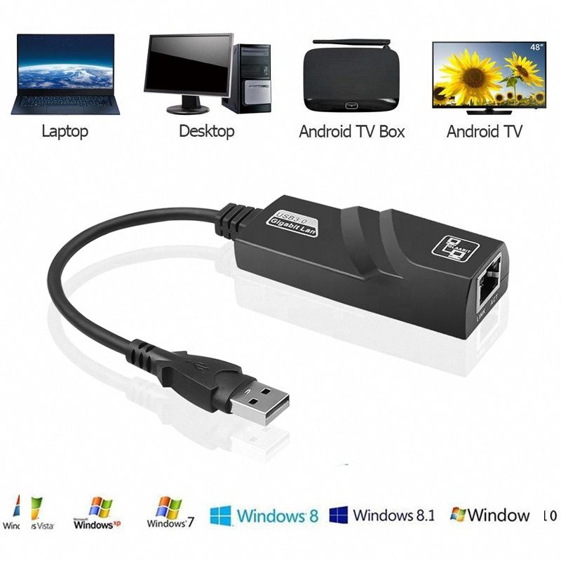 USB Ethernet Adapter USB 3.0 To 10 100M LAN Network Adapter