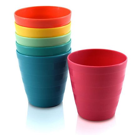 Kids Tumblers 6-Pack, Mixed Colour