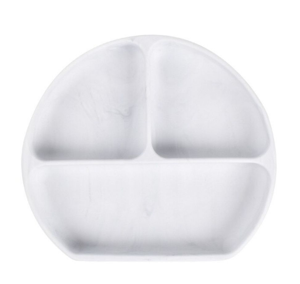 Silicon Suction Baby 3 Section Toddler Plate