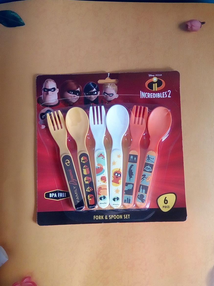 Children Incredibles Fork And Spoon Set