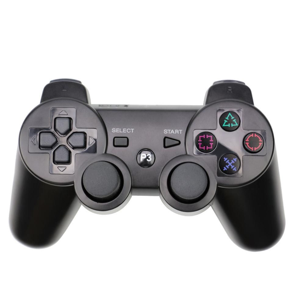 Bluetooth Wireless Gamepad Joystick for PC and P3 Game Console - Black