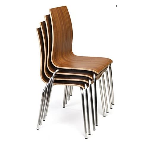 Dining Chairs Set Of 4 Stackable Bentwood Chairs