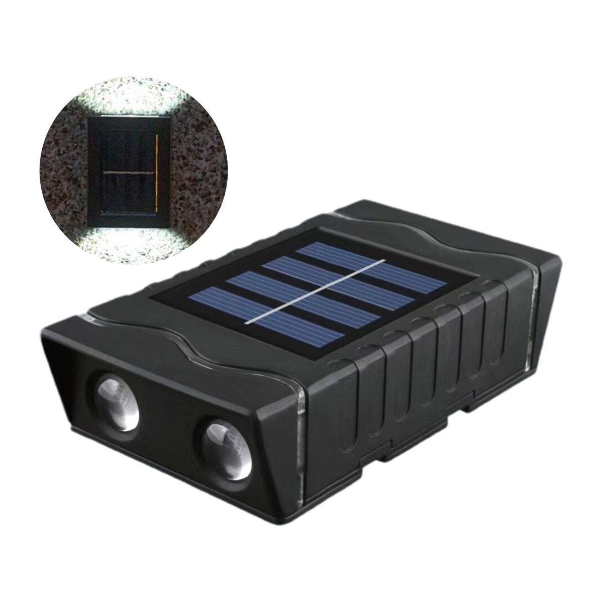 Villa Solar Wall Decor Lights for Outdoor Garden Waterproof Patio Lamp