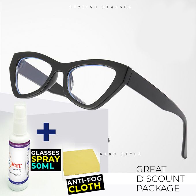 Anti Blue Ray Radiation Computer Glasses Cat Eye Thick Frame