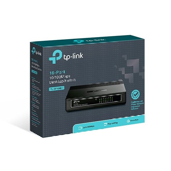 16-PORT 10/100Mbps NETWORK SWITCH