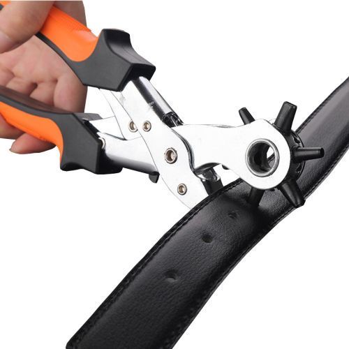Hole Puncher Round Holes Professional Leather Hole Punch Tool For Belts Watch Shoe Bag Strap