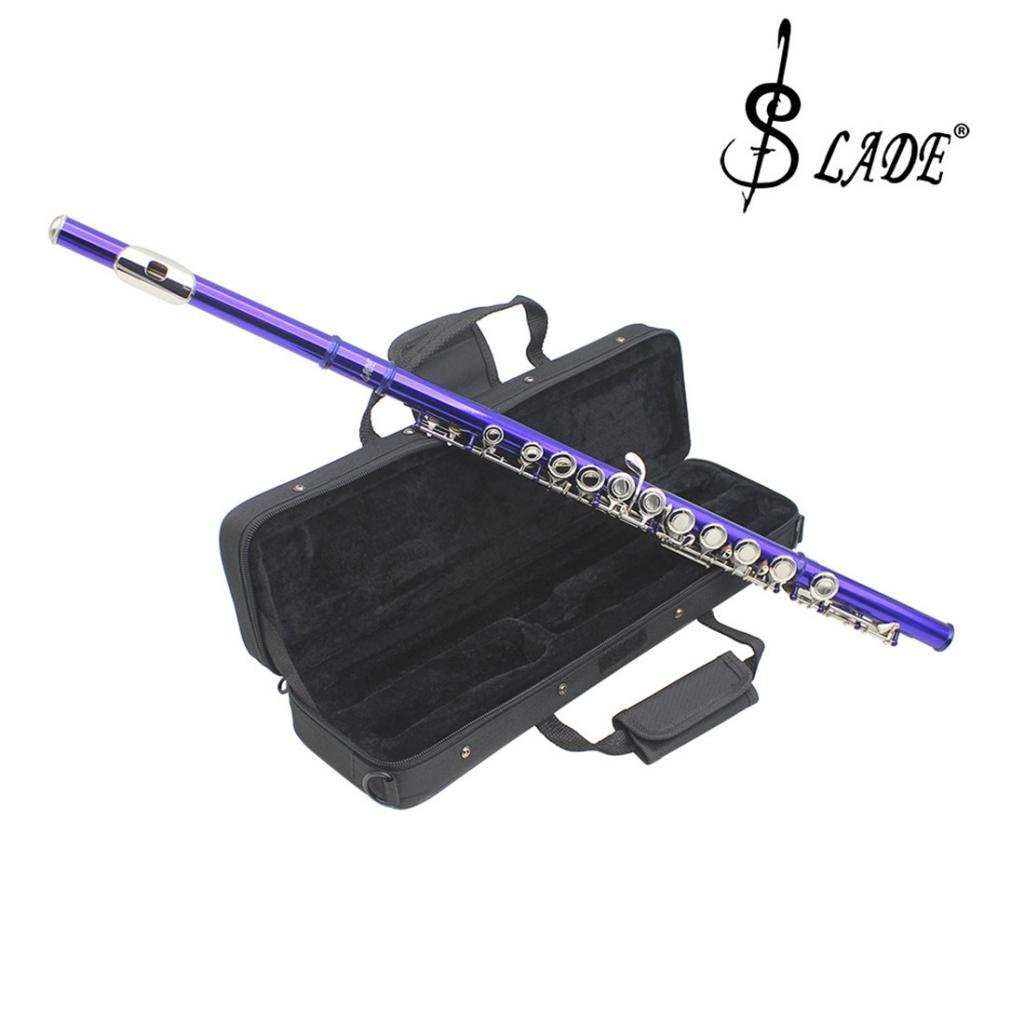 Exquisite Flute Set 16 Closed Holes C Key Flute For Flute Purple