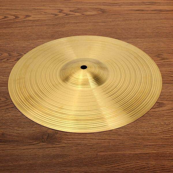 2PCS Brass Splash Crash Kide Hi-Hat Cymbal For Drum Set 12inch Gold