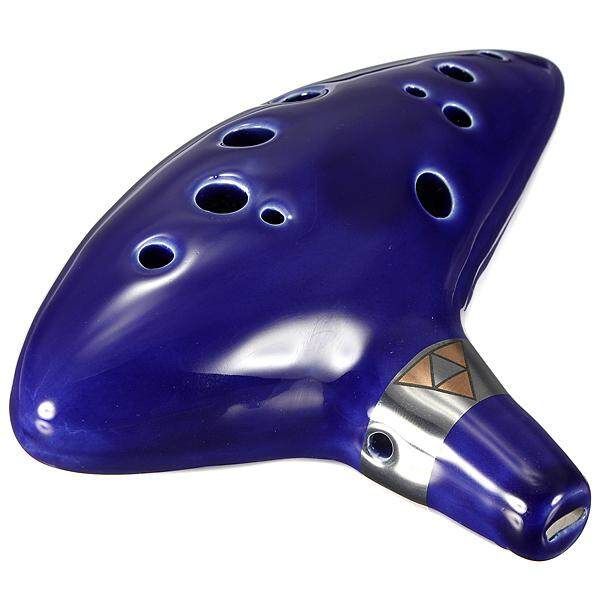 2pcs 12 Hole Ceromic Ocarina Alto Flute For Legend Of Zelda Ocarina Of Time