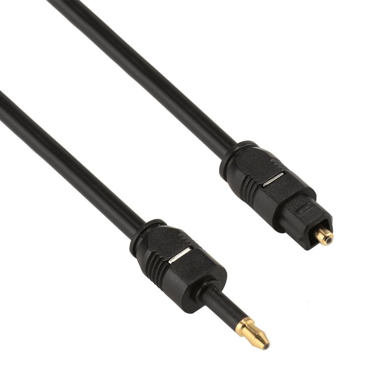 2m OD4.0mm Toslink Male To 3.5mm Mini Toslink Male Audio Cab