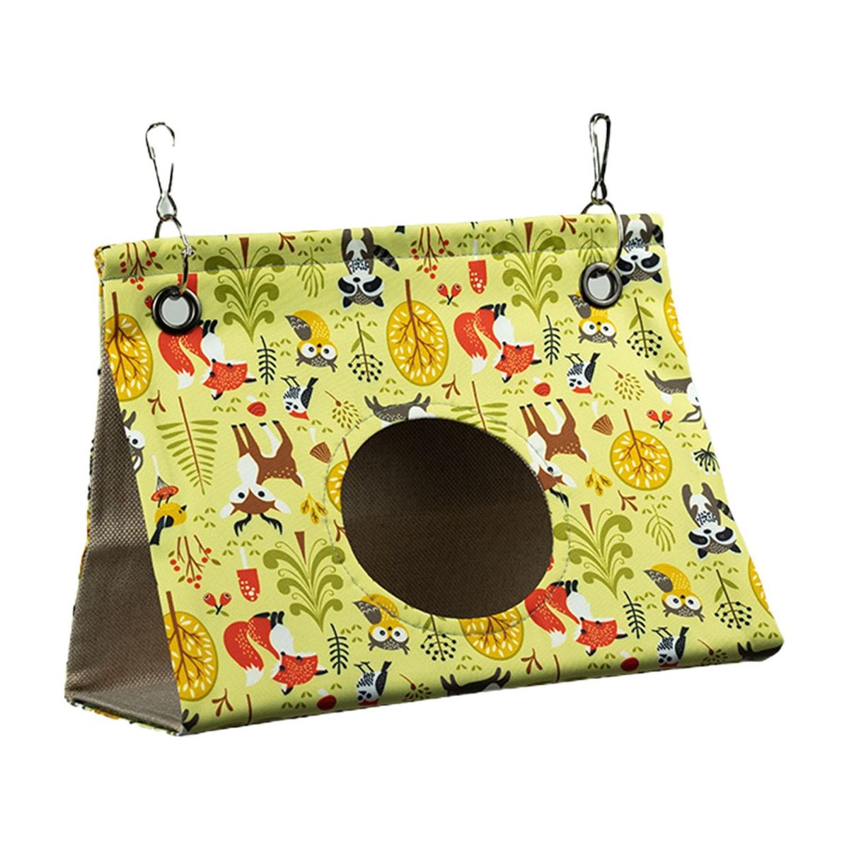 Bird Hanging Hammock Wear-resistant Budgie Parakeet Bird Hammock Lemon Yellow