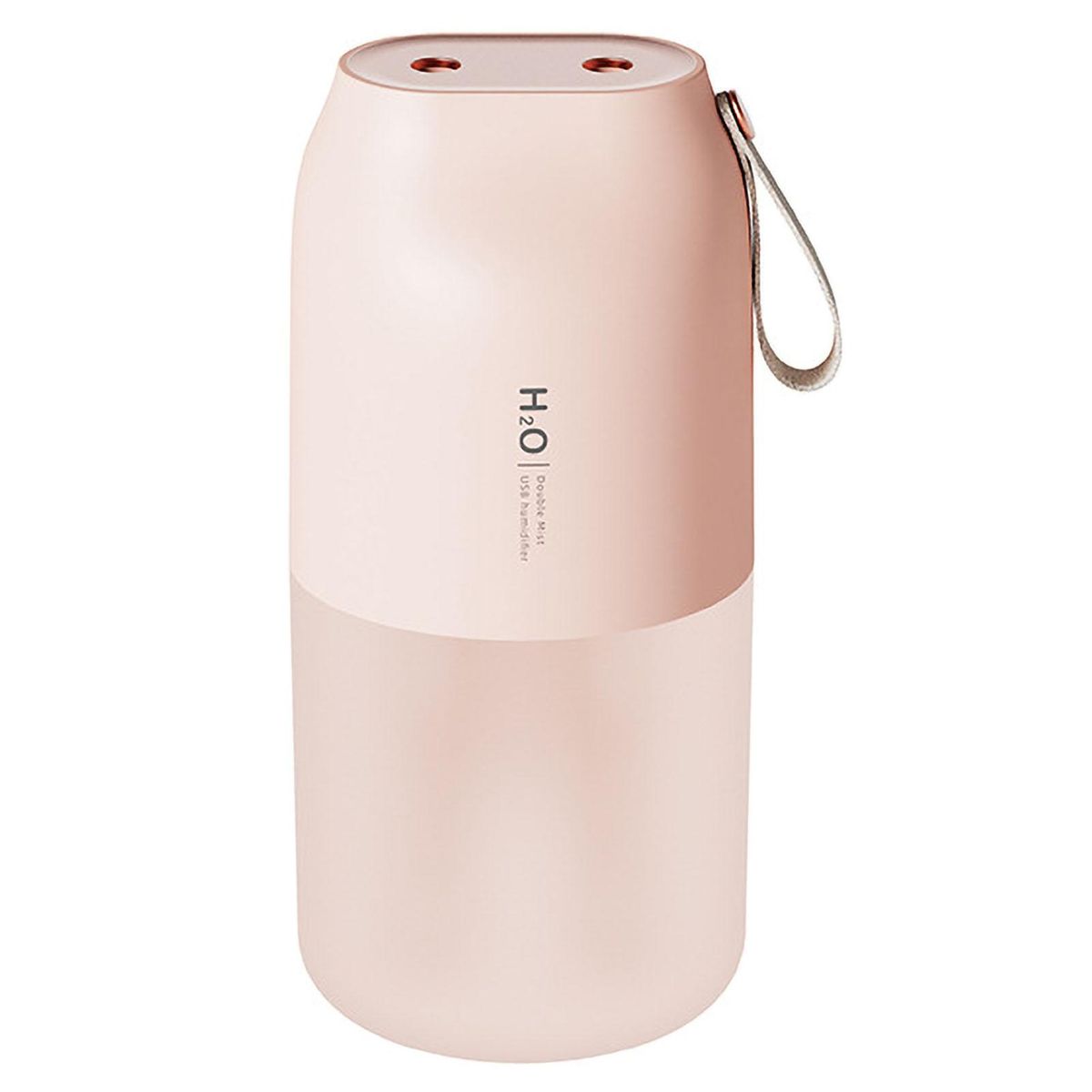 300mL USB Double Spray Humidifiers with LED light Cool Mist Auto Shut-Off Humidifier Portable Desk Humidifiers for Bedroom Car Home Baby Room
